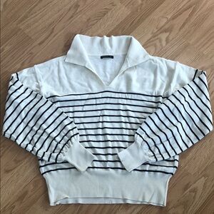 Nautical cotton striped sweater by MOTF